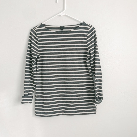 J . Crew // sailor stripe top - Picture 5 of 7